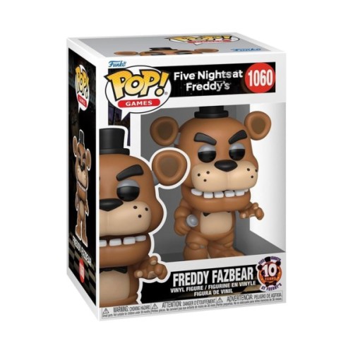 Фігурка Funko Pop серії 5 ночей у Фредді: 10 років - Фредді (87116)