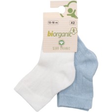 Шкарпетки дитячі Bibaby однотонні (68345-12-18-creamblue)