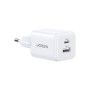 Зарядний пристрій Ugreen X514 1xUSB-C PD20W + 1xUSB GaN white (65006)