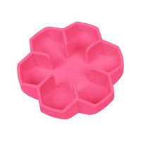 Універсальний посуд для тварин WAUDOG Silicone миска для повільного харчування 750 мл рожева (23547)