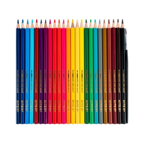 Олівці кольорові Kite Classic акварельні, 24 кольори (K-1050)