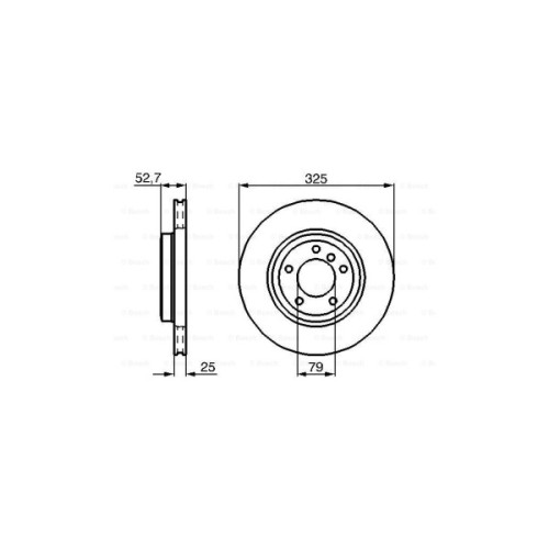 Гальмівний диск Bosch 0 986 478 012