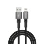 Дата кабель USB 2.0 AM to Lightning 1.0m 2.4A black Grand-X (PL-08B)