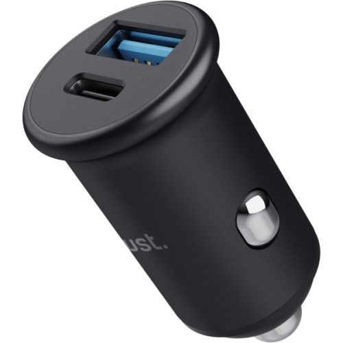 Зарядний пристрій Trust USB-C PD25W + USB QC12W 37W Black (25197_TRUST)