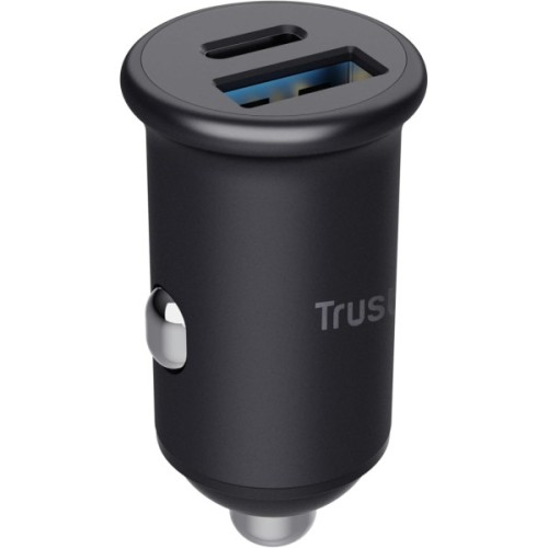 Зарядний пристрій Trust USB-C PD25W + USB QC12W 37W Black (25197_TRUST)