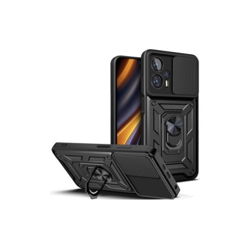 Чохол до мобільного телефона BeCover Military Poco F5 Black (709996)