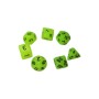 Набір кубиків для настільних ігор Games 7 Days Glow in the dark 7 Dice Set - Yellow (g7dglow01)