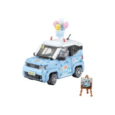 Конструктор LOZ mini Автомобіль MINI блакитний (1131)