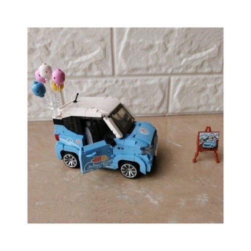 Конструктор LOZ mini Автомобіль MINI блакитний (1131)