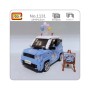 Конструктор LOZ mini Автомобіль MINI блакитний (1131)