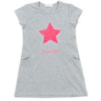 Плаття дитяче Breeze із зіркою (14353-140G-gray)