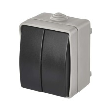 Вимикач EMOS C.5 IP54 подвійний (A1398.1)