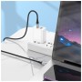Дата кабель USB-C to USB-C 1.0m 3A nylon X102 black HOCO (6942007608787)