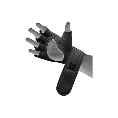 Рукавички для MMA RDX F15 Noir Matte Black L (GGR-F15MB-L)