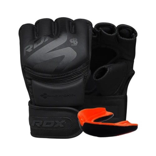 Рукавички для MMA RDX F15 Noir Matte Black L (GGR-F15MB-L)