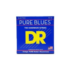 Струни для гітари DR Strings PURE BLUES Electric Guitar Strings - Medium (10-46) (PHR-10)