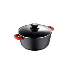 Каструля Bergner Chroma, з кришкою 20 см, 2.2 л (BG-30114-BK)