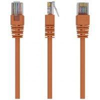 Патч-корд 0.5м, UTP, cat.5e, CCA, orange Cablexpert (PP12-0.5M/O)