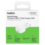 Зарядний пристрій Belkin USB-C PD30W PPS white (WCA008KQWH)