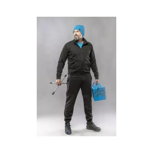 Куртка робоча Hoegert BREND HT5K438-3XL 65% бавовна/35% поліестер чорна, 3XL (58) (HT5K438-3XL)