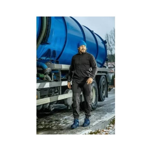 Куртка робоча Hoegert BREND HT5K438-3XL 65% бавовна/35% поліестер чорна, 3XL (58) (HT5K438-3XL)