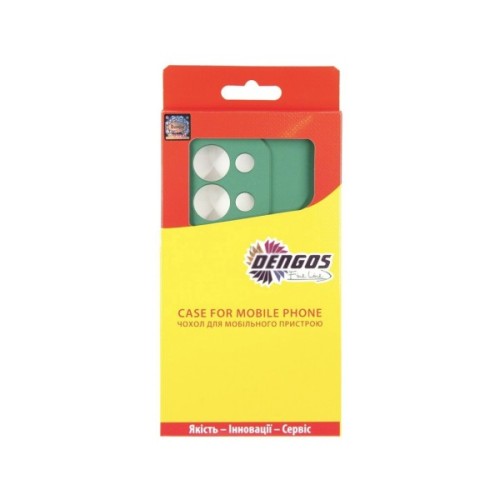 Чохол до мобільного телефона Dengos Soft Kit for Xiaomi Redmi 15C case + glass Mint (DG-KM-167)