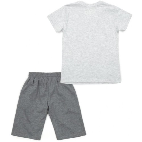 Футболка дитяча Breeze з шортами (15397-134B-gray)