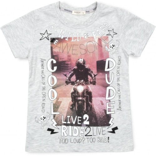 Футболка дитяча Breeze з шортами (15397-134B-gray)