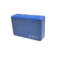 Блок для йоги Ecofit MD1219 8 х 15 х 23 см синій (К00015230)