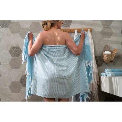 Рушник Ardesto SPA 90х170 см 100% бавовна, аква (ART2690AQ)
