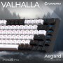 Клавіатура GamePro Asgard Valhalla QLAB Sakura Switch RGB Bluetooth/Wireless/USB-C UA Black (MK160-B-QS-PRO)