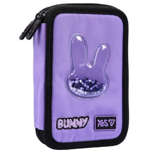 Пенал Yes твердий подвійний Shiny Bunny HP-01 (533708)