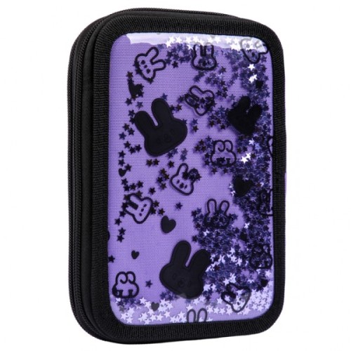 Пенал Yes твердий подвійний Shiny Bunny HP-01 (533708)