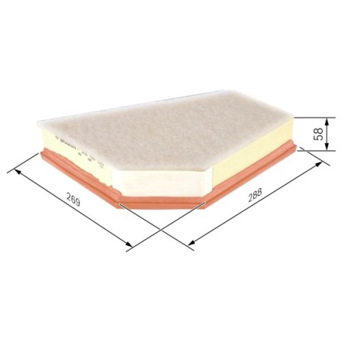 Повітряний фільтр для автомобіля Bosch F 026 400 255