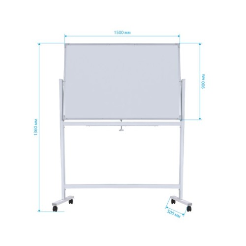 Фліпчарт Axent двухсторонний, магнітно-маркерний 90х150 см, мобільний (9617-A)