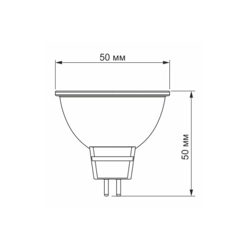 Лампочка TITANUM LED MR16e 6W GU5.3 4100K (VL-MR16e-06534)