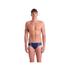 Плавки Arena Poseidonia Swim Briefs 007338-701 темно-синій, білий 85 (3468337382287)