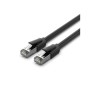 Патч-корд 1м, S/FTP cat 8 RJ-45 black Vention (IKKBF)