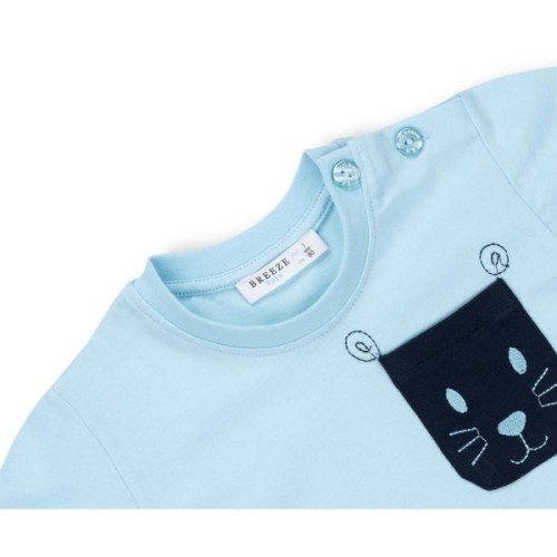Набір дитячого одягу Breeze з кишеньками (10234-80G-blue)
