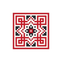 Картина по номерам ArtCraft Український орнамент 30х30 см (13040-AC)