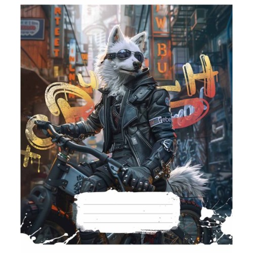 Зошит Школярик Big Bro 48 аркушів клітинка (048-3460K)