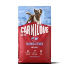 Сухий корм для собак Carnilove Active Salmon & Turkey Puppy 4 кг (8595602581368)