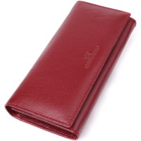 Гаманець ST Leather З натуральної шкіри Бордовий (23065)