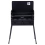 Гриль-барбекю Bo-Camp вугільний Suitcase Model Black (8130030) (DAS303886)