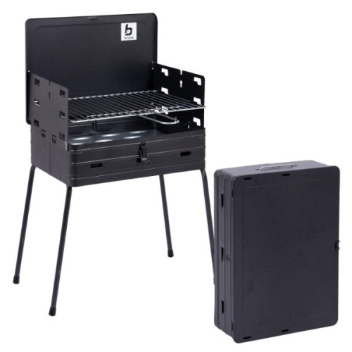 Гриль-барбекю Bo-Camp вугільний Suitcase Model Black (8130030) (DAS303886)