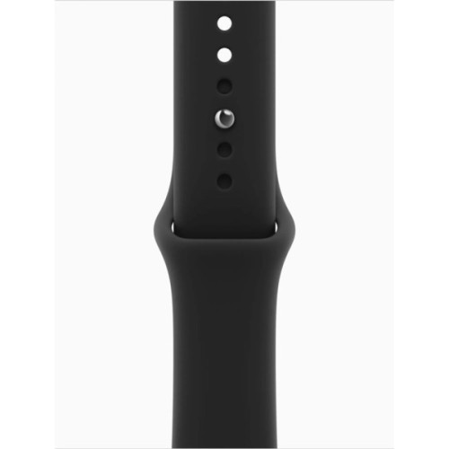 Смарт-годинник Apple Watch Series 12 GPS 42mm Black Aluminium Case with Black Sport Band - S/M (MJEA4RK/A)