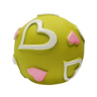 Іграшка для собак MISOKO&CO М'ячик з фрагментами серця зелений 7.6 см (BEITJ00795P-Z)
