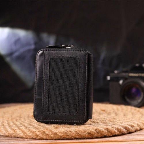 Портмоне Canpellini З натуральної шкіри Чорне (21492)