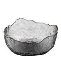 Салатник Ardesto Bell, 16.5см, скло, сірий (AR5006)