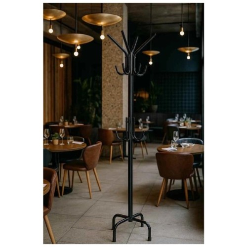 Вішалка підлогова Аклас Верба VKY-6029R 170x46 (Чорний) (00164094)